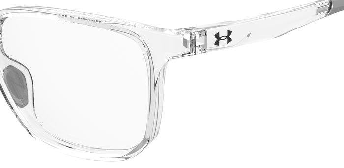 Under Armour UA 5044 900 Crystal Rectangular Unisex Eyeglasses