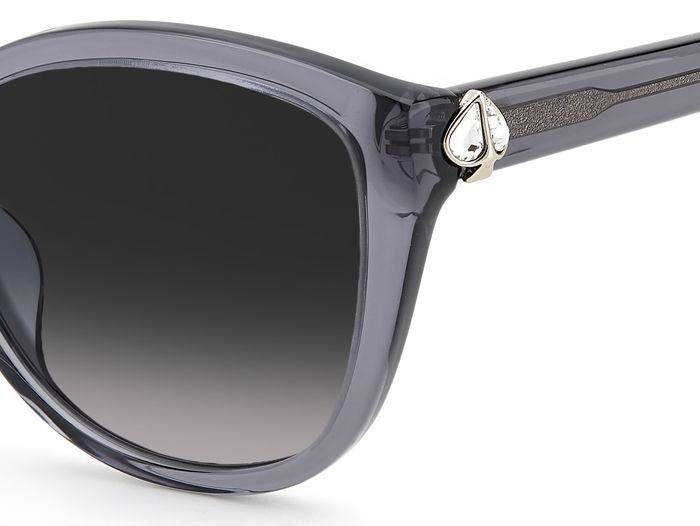 Kate Spade Hensley/G/S KB79O Grey Dark Grey Shaded Cat Eye Women's Sunglasses