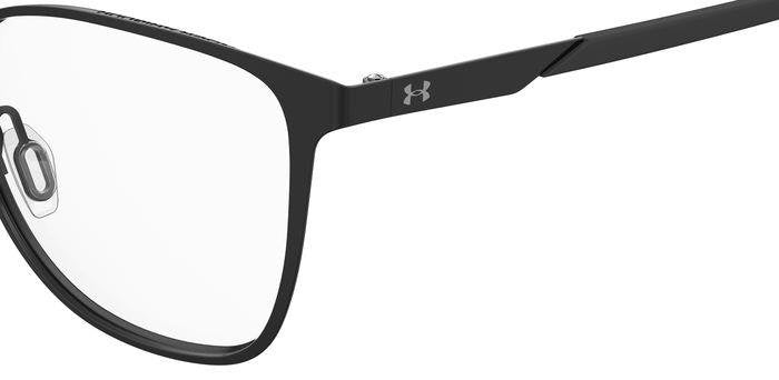 Under Armour UA 5041/G Women’s Rectangular Full Rim Eyeglasses Frames – 003 Matte Black