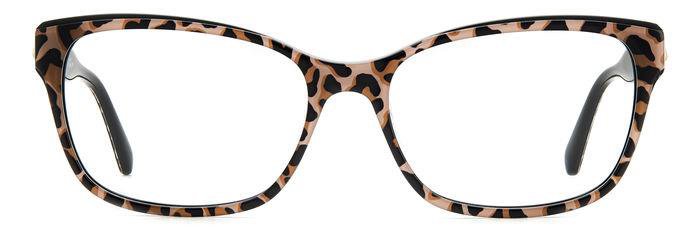 Kate Spade Crishell FP3 BK Leopard Rectangular Women's Eyeglasses