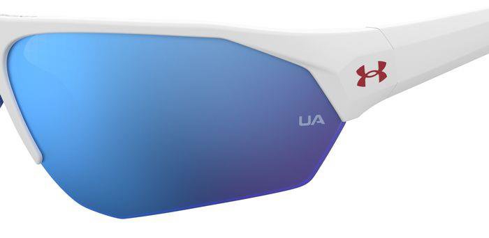 Under Armour UA 7000/S 6HTW1 Matte White Rectangular Unisex Teen Sunglassesv
