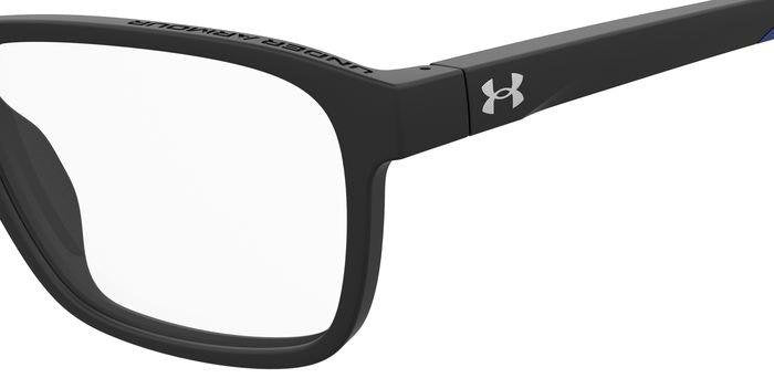 Under Armour UA 9008 003 MTT BLACK Eyeglasses Frames Rectangular Optical Glasses