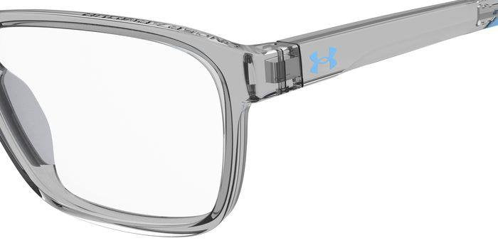 Under Armour UA 9008 09V Grey Blue Rectangular Junior Eyeglasses