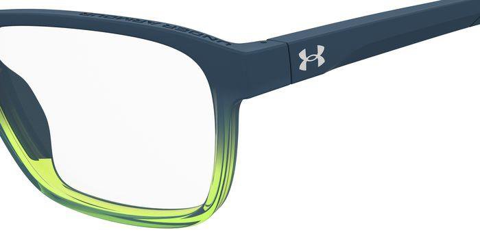 Under Armour UA 9008 PJP Blue Rectangular Junior Eyeglasses