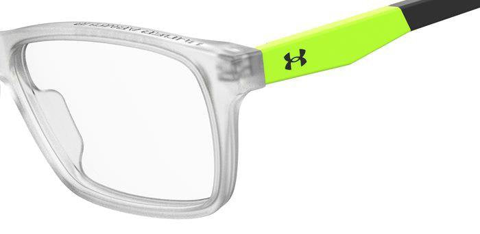 Under Armour UA 9003 900 Crystal Rectangular Boy Teen Eyeglasses