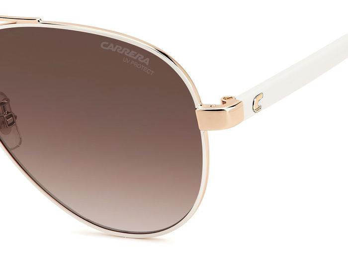 Carrera 3003/S R1AHA WHT CPPGD Pilot Women's Sunglasses