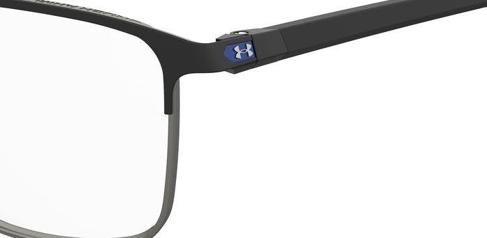 Under Armour UA 5004/G Men’s Rectangular Full Rim Eyeglasses Frames – Matte Black Blue