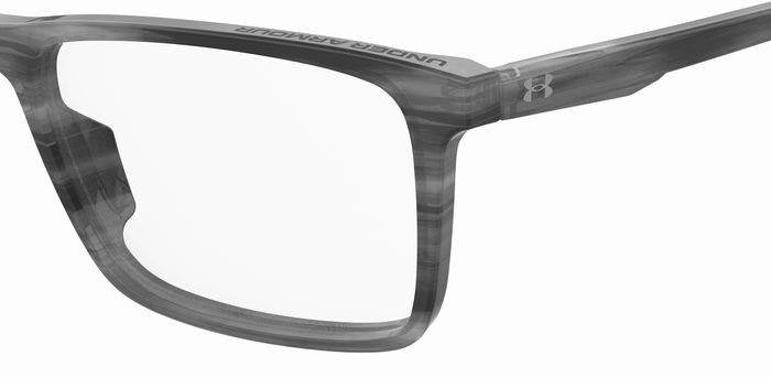 Under Armour UA 5057XL 2W8 Grey Horn Rectangular Men's Eyeglasses