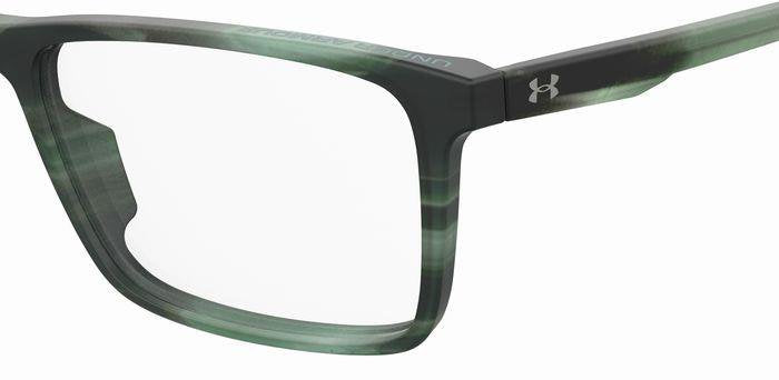 Under Armour UA 5057XL 6AK Green Horn Rectangular Men's Eyeglasses