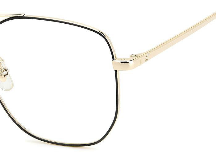 Carrera 3013 2M2 BLK GOLD B Square Double Bridge Women's Eyeglasses
