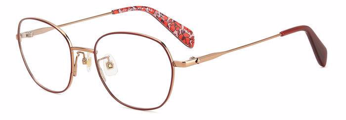 Kate Spade Clover/F C9A Red Rectangular Women's Eyeglasses