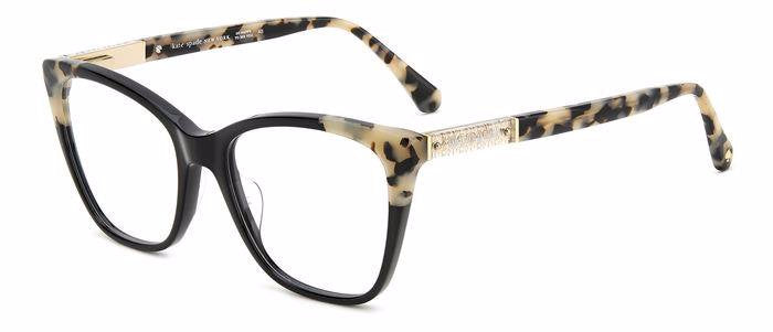 Kate Spade Clio/G 807 Black Rectangular Women's Eyeglasses