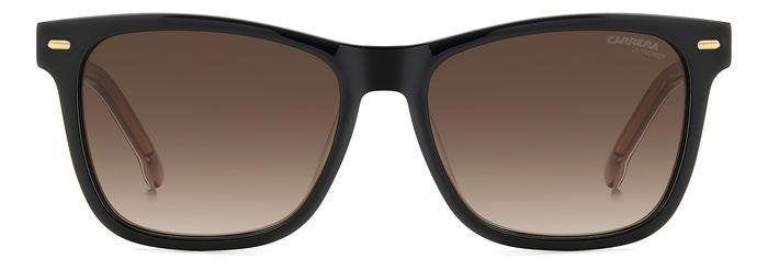 Carrera 3001/S 6X4HA Nude Black Rectangular Women's Sunglasses