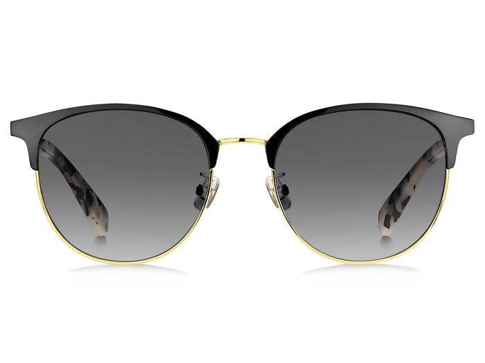 Kate Spade Delacey/F/S 2M29O Black Gold Rectangular Women's Sunglasses