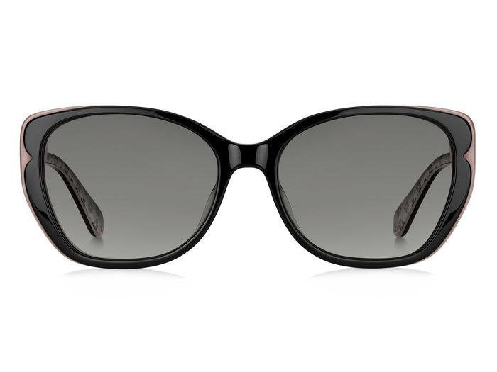 Kate Spade Augusta/G/S 3H2WJ Black Pink Women's Polarized Sunglasses