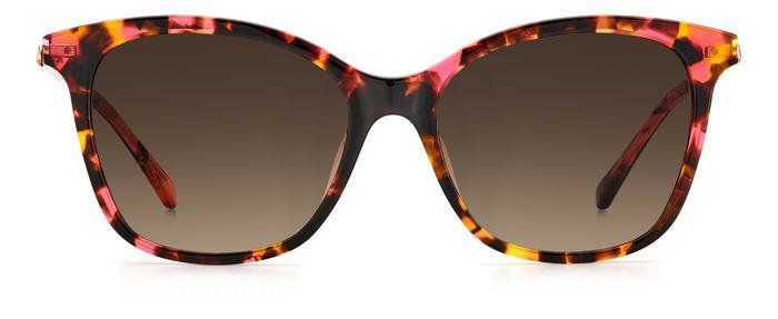 Kate Spade Dalila/S 086HA Havana Rectangular Women's Sunglasses