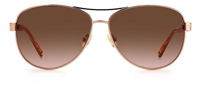 Kate Spade Fara/S AU2M2 Red Gold R Pilot Women's Sunglasses