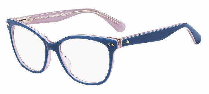 Kate Spade Adrie BR0 Blue Pink Rectangular Women's Eyeglasses