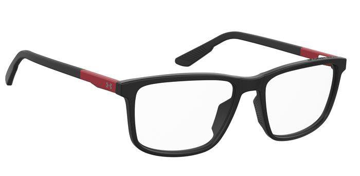 Under Armour UA 5008/G Men’s Rectangular Full Rim Eyeglasses Frames – 003 Matte Black