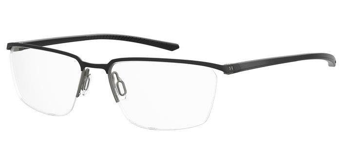 Under Armour UA 5002/G RZZ MTBK DKRT Half Rim Rectangular Eyeglasses