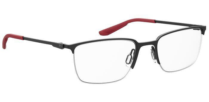 Under Armour UA 5005/G Men’s Rectangular Full Rim Eyeglasses Frames – Matte Black