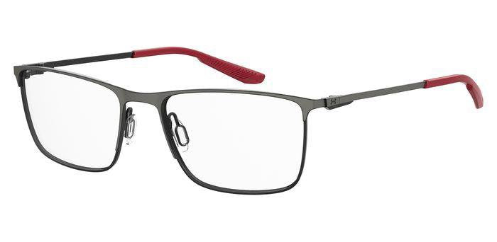 Under Armour UA 5006/G Men’s Rectangular Full Rim Eyeglasses Frames – Matte Black