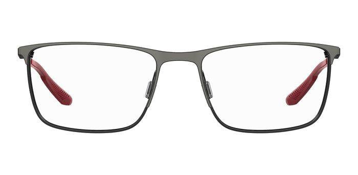 Under Armour UA 5006/G Men’s Rectangular Full Rim Eyeglasses Frames – Matte Black