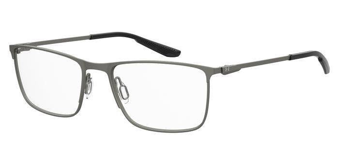 Under Armour UA 5006/G R80 Matte Dark Ruthenium Full Rim Rectangular Eyeglasses