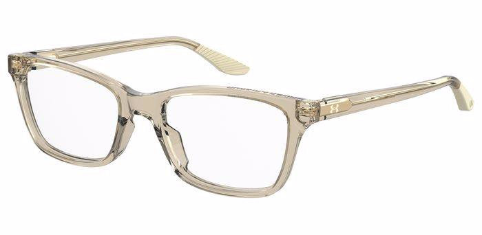 Under Armour UA 5012 Women’s Rectangular Full Rim Eyeglasses Frames – 10A Beige