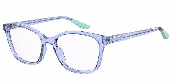 Under Armour UA 5013 Women’s Rectangular Full Rim Eyeglasses Frames – MVU Azure