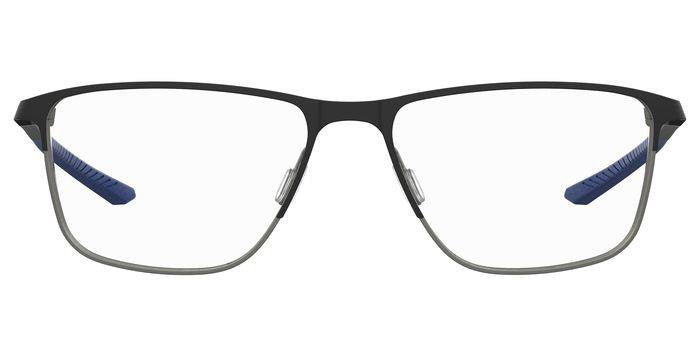 Under Armour UA 5004/G Men’s Rectangular Full Rim Eyeglasses Frames – Matte Black Blue
