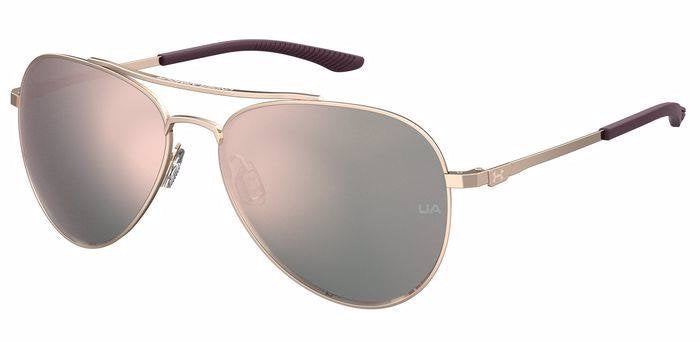 Under Armour UA 0007/G/S AU20J Red Gold Full Rim Pilot Sunglasses