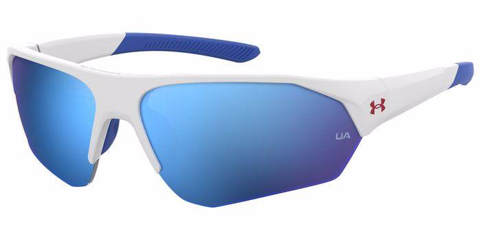 Under Armour UA 7000/S 6HTW1 Matte White Rectangular Unisex Teen Sunglassesv