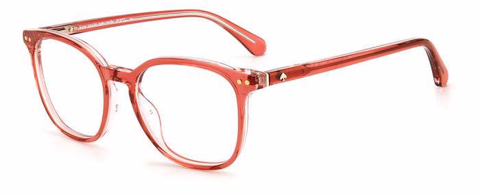 Kate Spade Hermione/G 35J Pink Rectangular Women's Eyeglasses