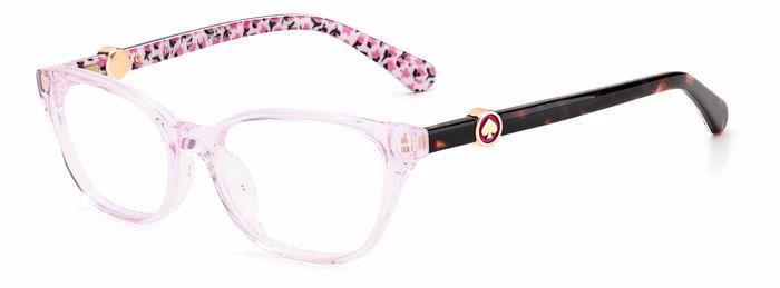 Kate Spade Emmalee 35J Pink Rectangular Women's Eyeglasses