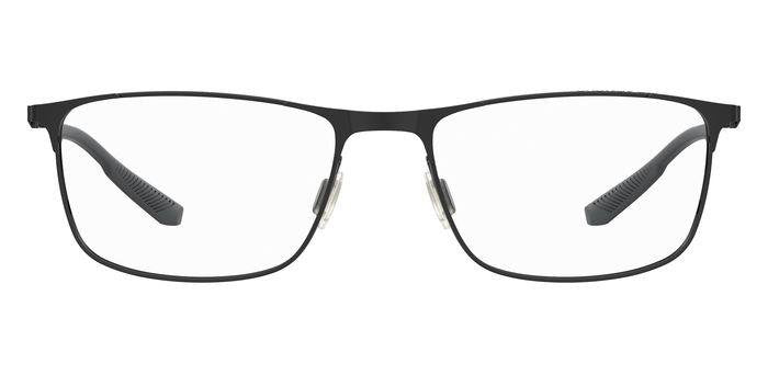Under Armour UA 5015/G Men’s Rectangular Full Rim Eyeglasses Frames – 003 Matte Black