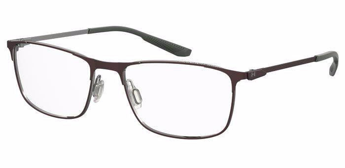 Under Armour UA 5015/G 09Q Brown Full Rim Rectangular Eyeglasses