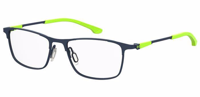 Under Armour UA 9000 PJP BLUE Eyeglasses Frames Rectangular Optical Glasses