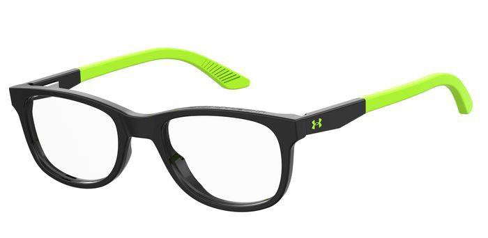 Under Armour UA 9002 003 MTT BLACK Eyeglasses Frames Rectangular Optical Glasses