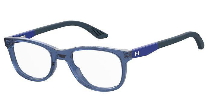 Under Armour UA 9002 PJP Blue Rectangular Junior Eyeglasses