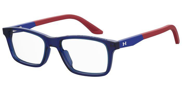Under Armour UA 9003 PJP Blue Rectangular Boy Teen Eyeglasses