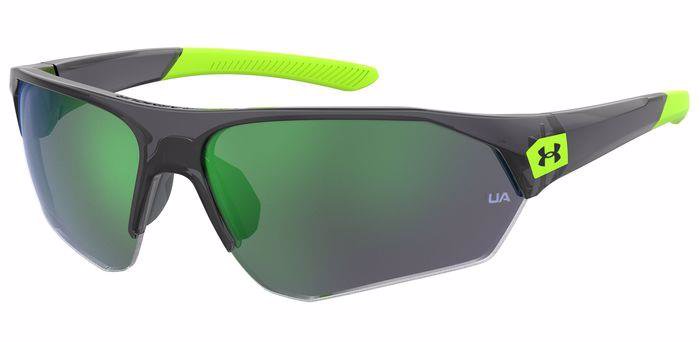 Under Armour UA 7000/S 3U5V8 Grey Green Rectangular Unisex Teen Sunglasses