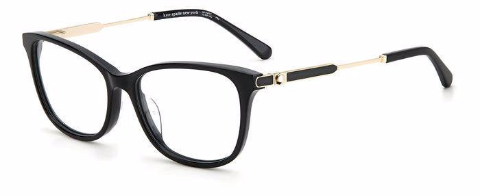 Kate Spade Gael 807 Black Rectangular Women's Eyeglasses