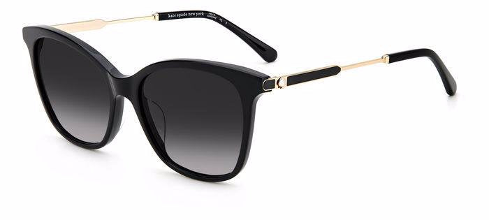 Kate Spade Dalila/S 8079O Black Rectangular Women's Sunglasses
