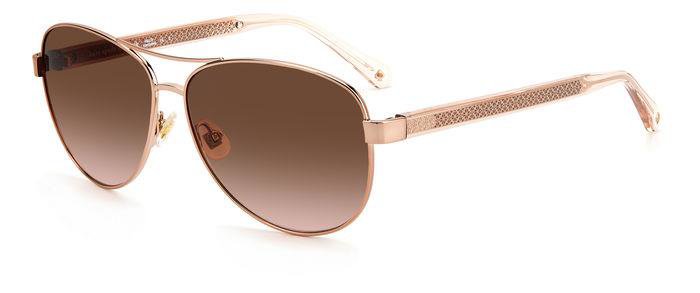 Kate Spade Fara/S AU2M2 Red Gold R Pilot Women's Sunglasses