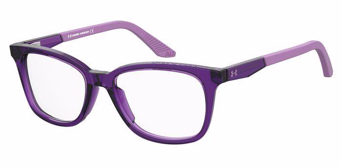 Under Armour UA 9005 141 CRY VLT Eyeglasses Frames Rectangular Optical Glasses