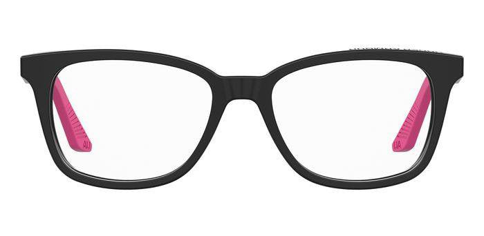 Under Armour UA 9005 807 Black Rectangular Unisex Teen Eyeglasses
