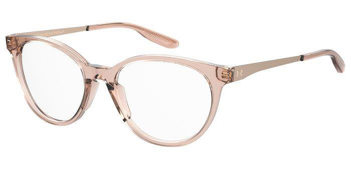 Under Armour UA 5028 Women’s Rectangular Full Rim Eyeglasses Frames – 3DV Crystal Pink