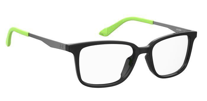 Under Armour UA 9006 7ZJ BLCKGREEN Eyeglasses Frames Rectangular Optical Glasses