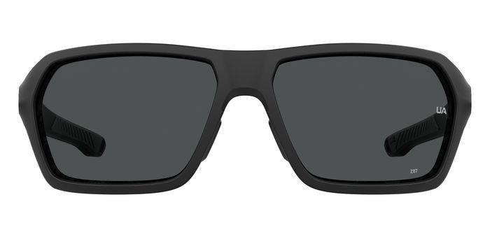 Under Armour UA Recon 003KA Matte Black Full Rim Rectangular Sunglasses